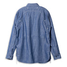 Pherrow's 770WS Chambray Shirt Blue-Shirts-Clutch Cafe