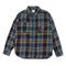 Pherrow's Flannel Shirt Black x Blue-Shirt-Clutch Cafe