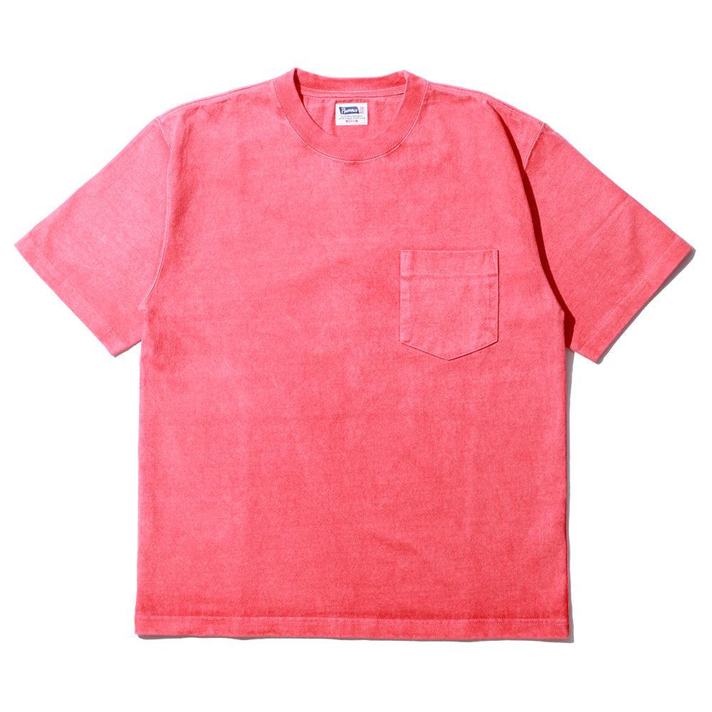 Pherrow's Heavyweight Pocket Tee Faded Red-T-Shirt-Clutch Cafe