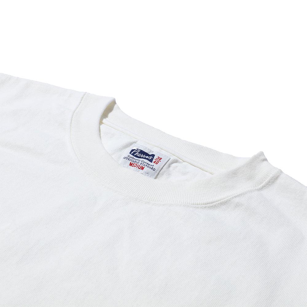 Pherrow's Heavyweight Pocket Tee White-T-Shirt-Clutch Cafe