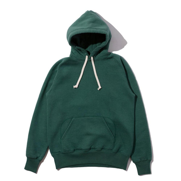 Pherrow's Loopwheel Hooded Sweatshirt Green-Hooded Sweatshirt-Clutch Cafe