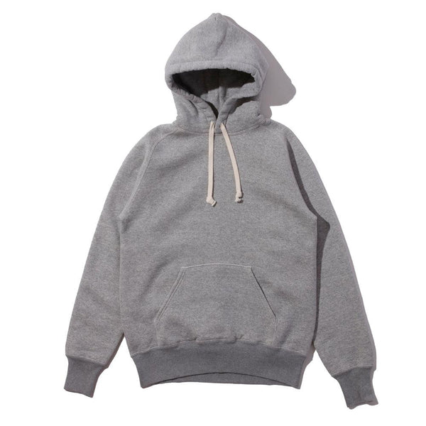 Pherrow's Loopwheel Hooded Sweatshirt Heather Grey-Hooded Sweatshirt-Clutch Cafe