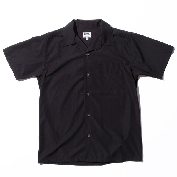 Pherrow's Open Collar Shirt Black – Clutch Cafe