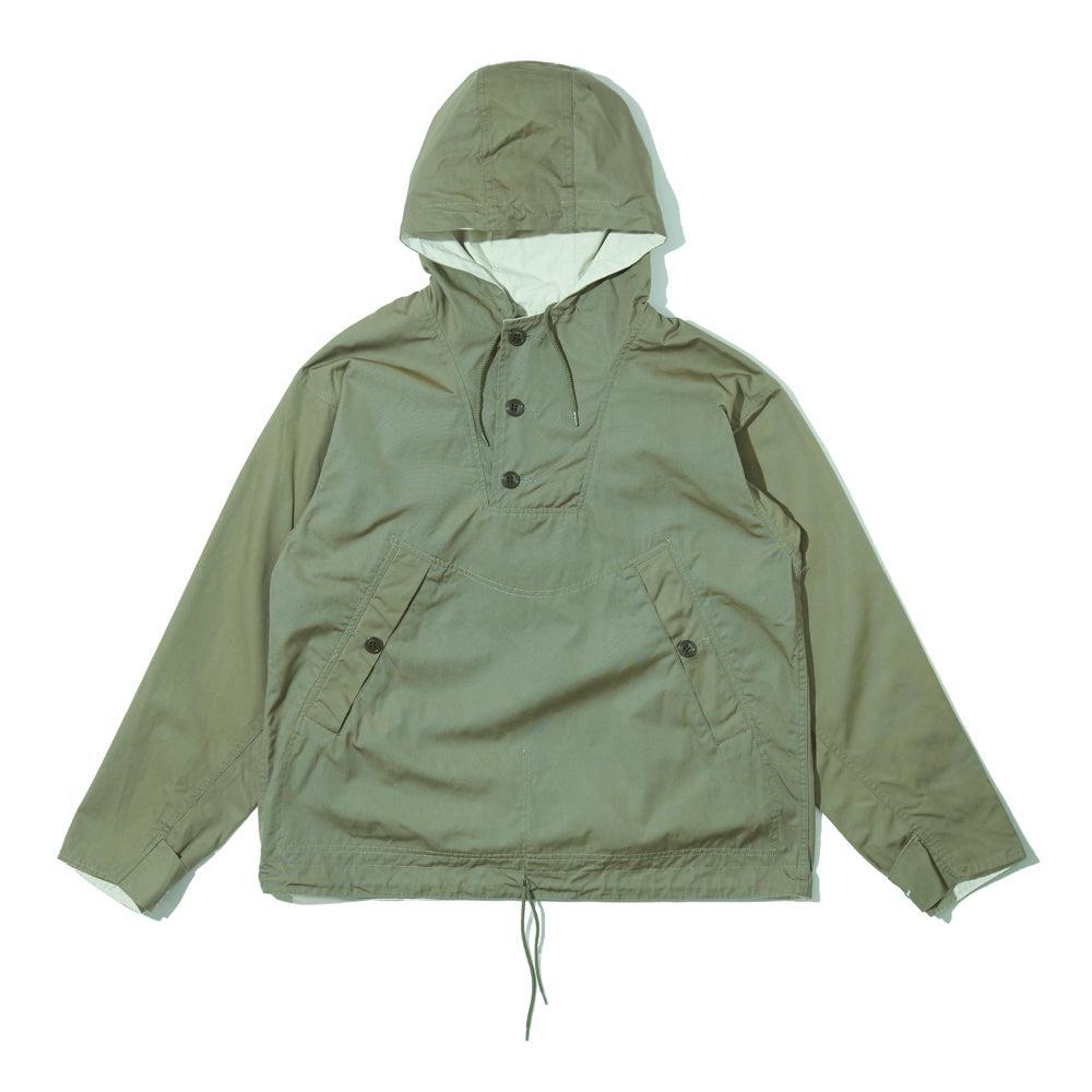 Pherrow's PM42-Short Reversible Smock Olive/White-Smock-Clutch Cafe