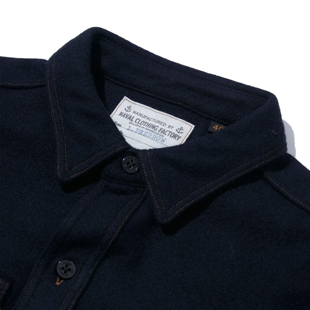 Pherrow's P.30 CPO Shirt Dark Navy-Shirt-Clutch Cafe