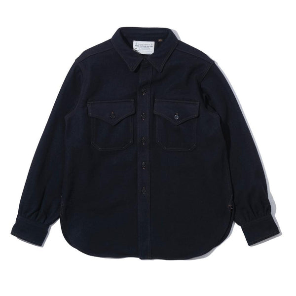 Pherrow's P.30 CPO Shirt Dark Navy-Shirt-Clutch Cafe