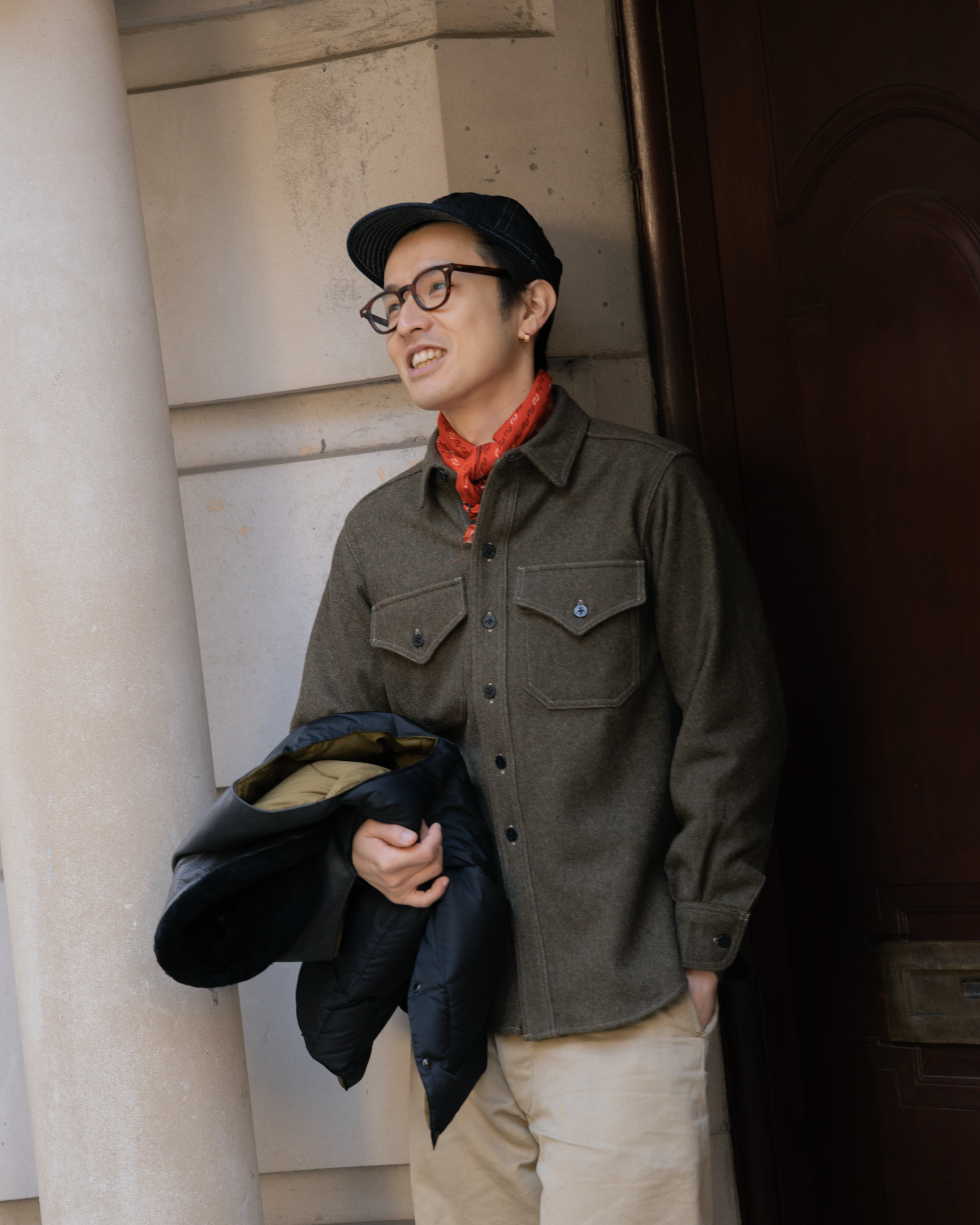 Pherrow's P.30 CPO Shirt Olive-Shirt-Clutch Cafe