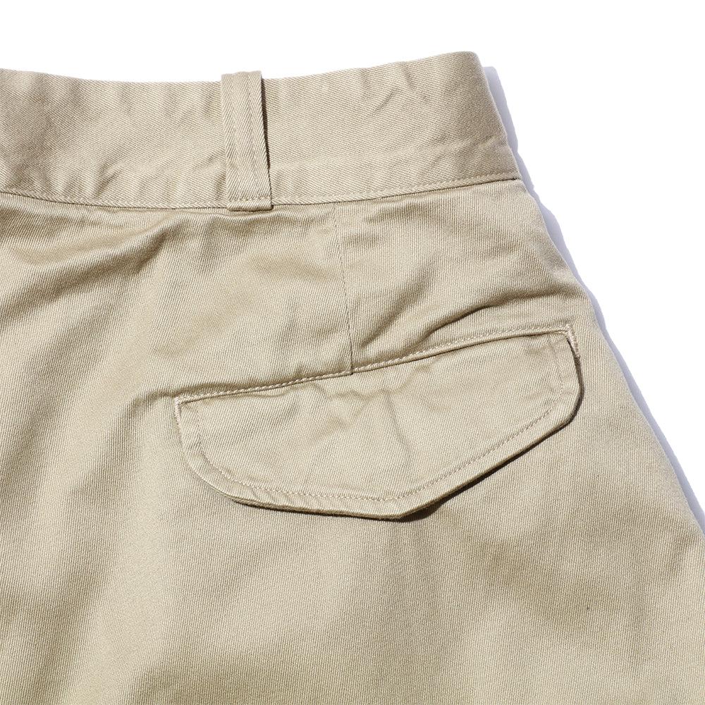 Pherrow's Pleated Shorts Beige-Shorts-Clutch Cafe