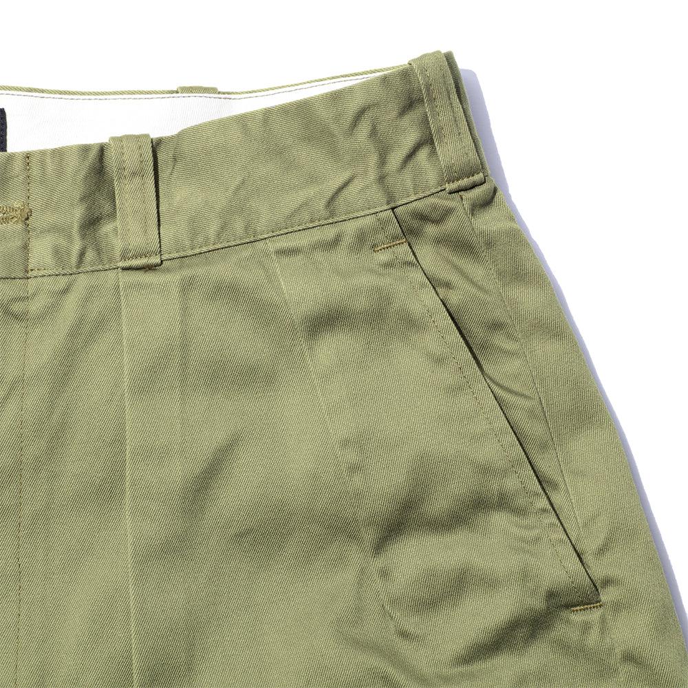Pherrow's Pleated Shorts Olive-Shorts-Clutch Cafe