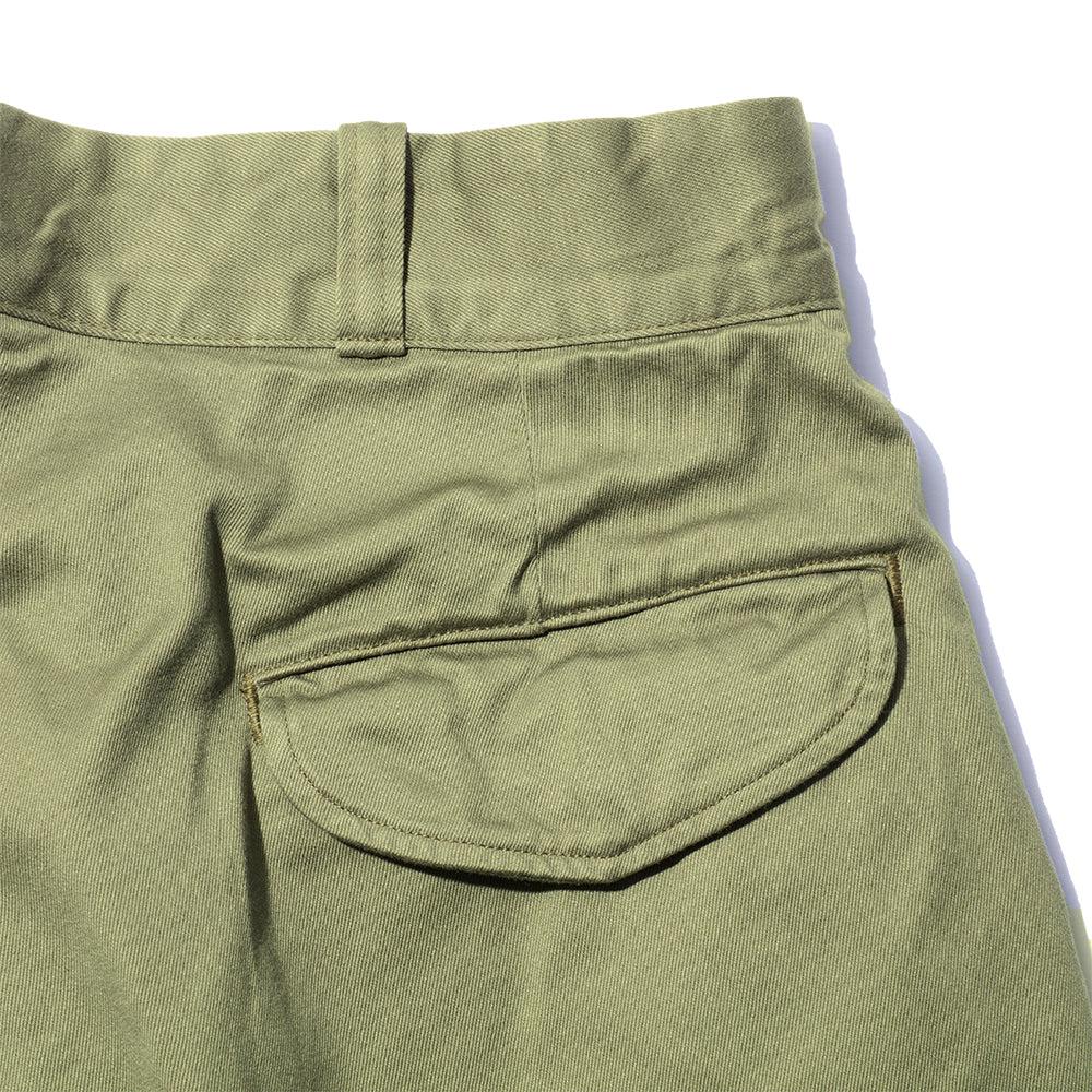 Pherrow's Pleated Shorts Olive-Shorts-Clutch Cafe