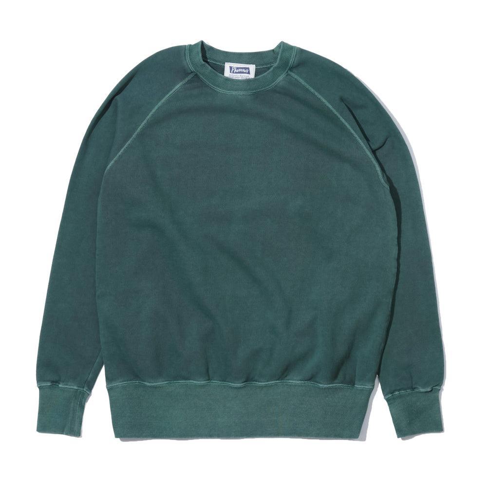 Pherrow's Raglan Sleeve Sweatshirt Faded Green-Sweatshirt-Clutch Cafe