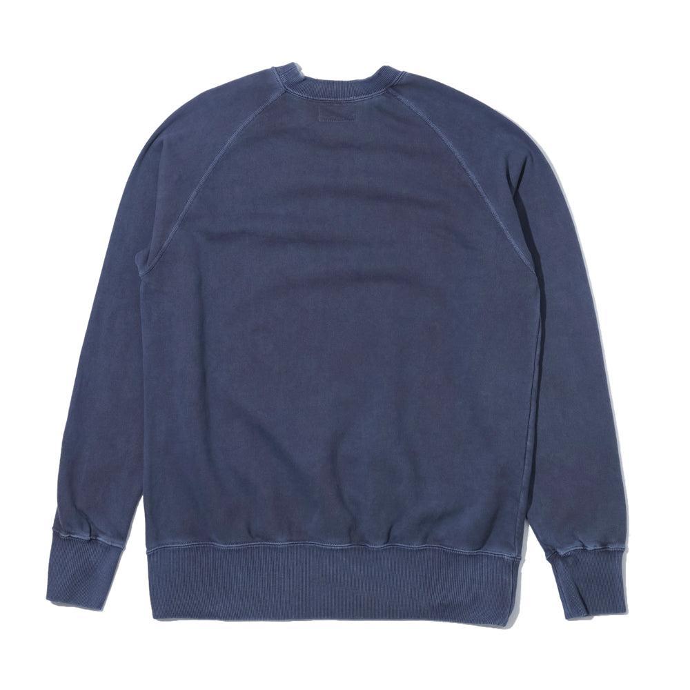Pherrow's Raglan Sleeve Sweatshirt Faded Navy-Sweatshirt-Clutch Cafe