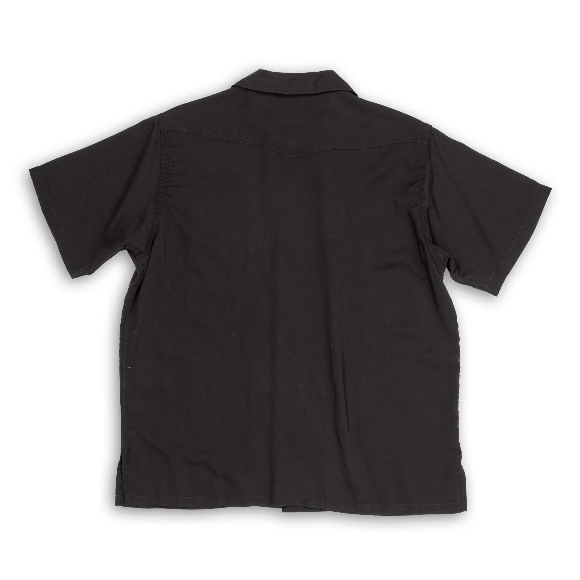 Pherrow's Rayon Western Shirt S/S Black-Shirt-Clutch Cafe
