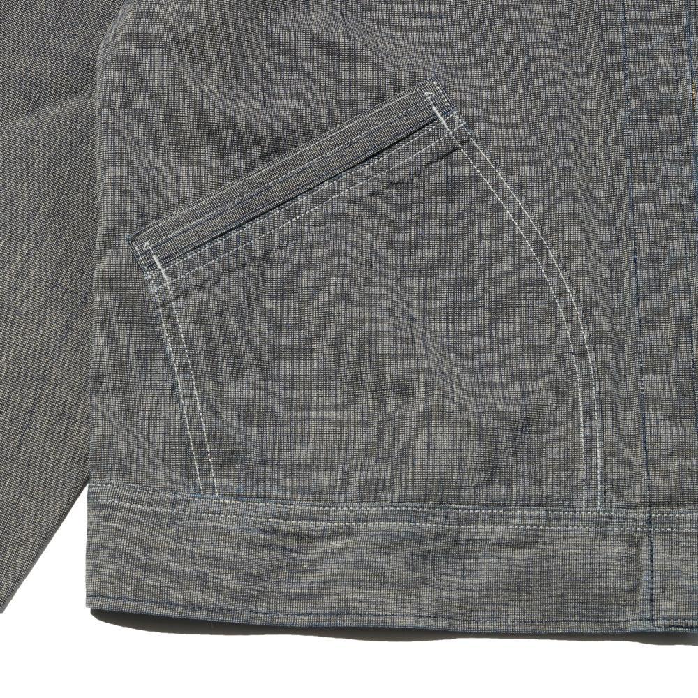 Pherrow's Sports Jacket Indigo Pin Check-Jacket-Clutch Cafe