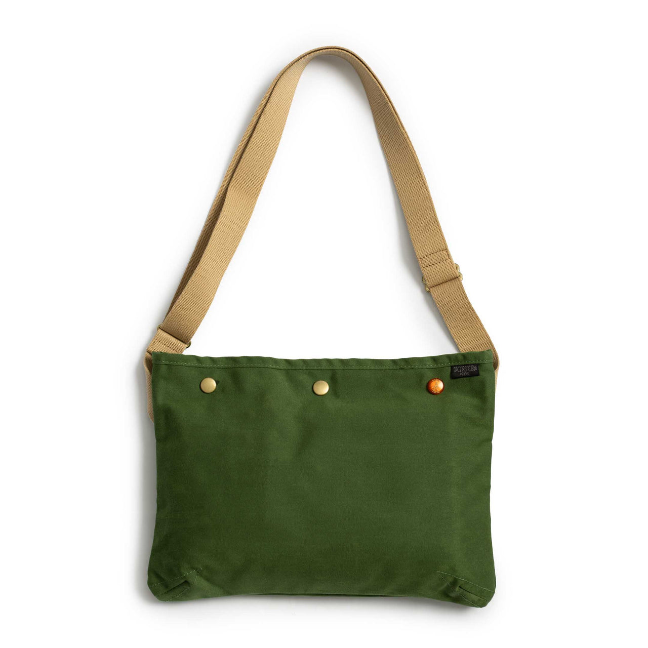 Porter Yoshida & Co Coppi Sacoche Green-Bag-Clutch Cafe