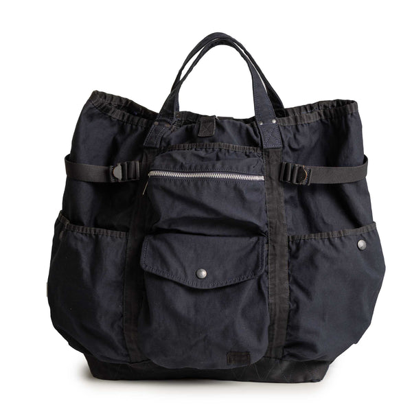 Porter Yoshida & Co Crag 2Way Rucksack Navy-Bag-Clutch Cafe
