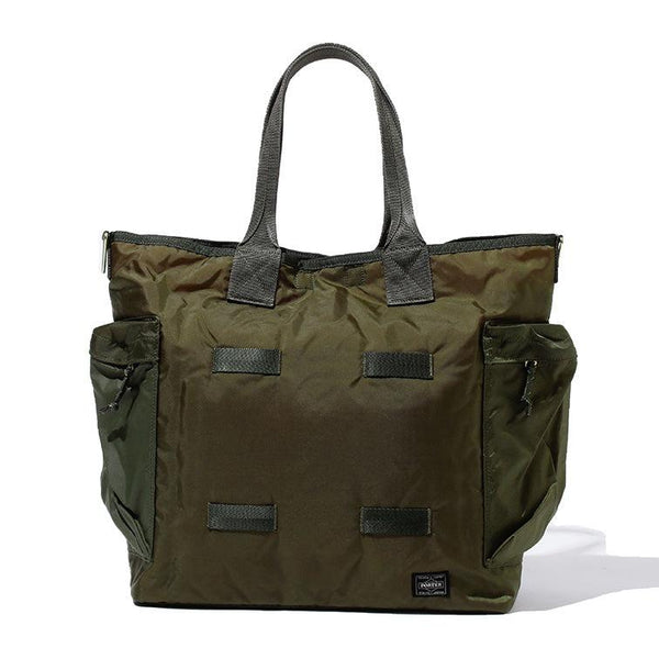 Porter Yoshida & Co Force 2Way Tote Bag Olive Drab – Clutch Cafe