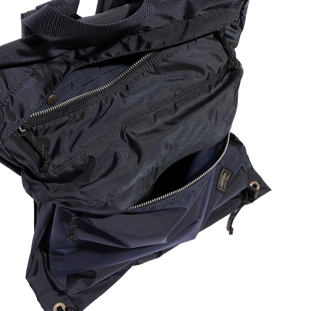 Porter Yoshida & Co Force Rucksack Navy-Bag-Clutch Cafe
