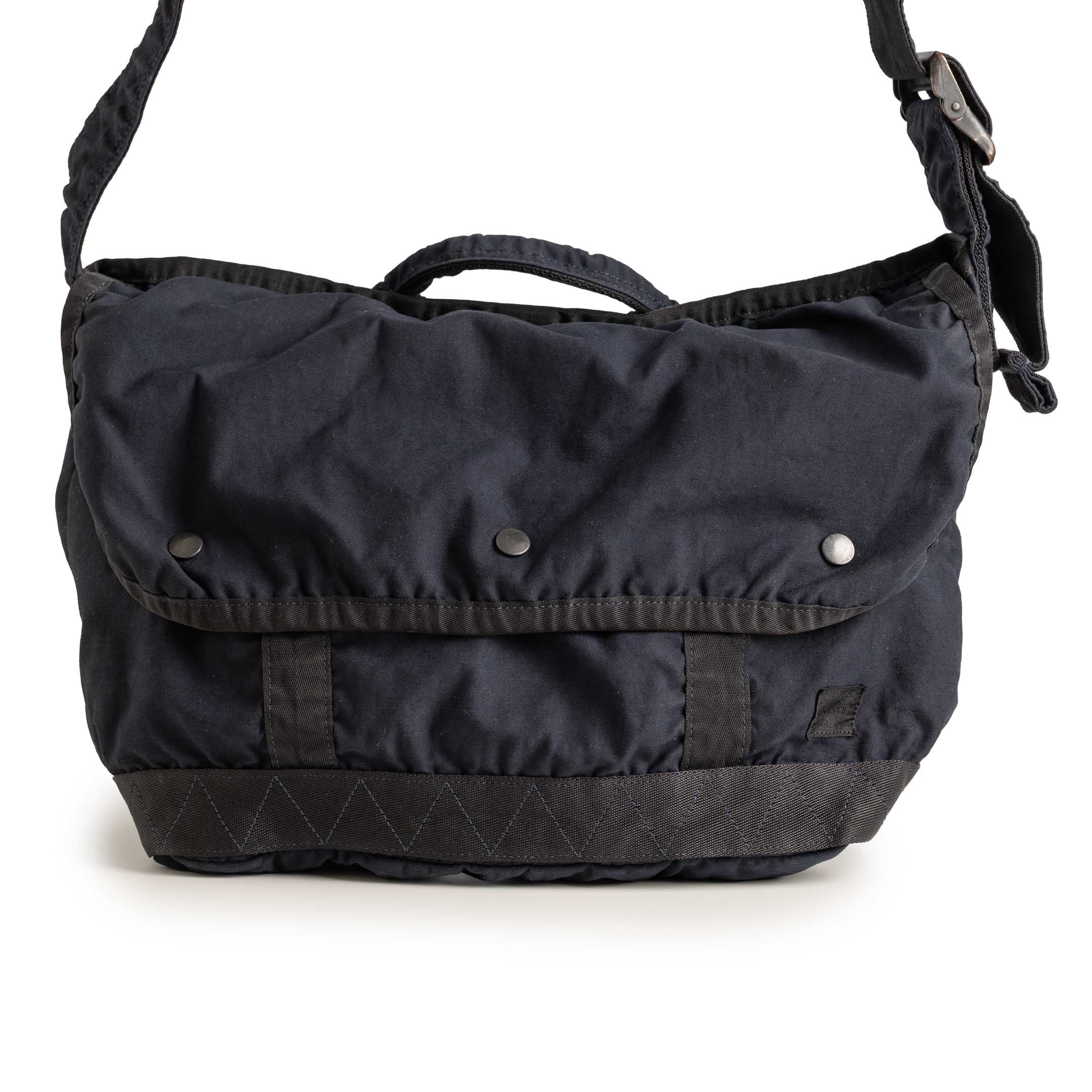 Porter Yoshida Crag Messenger Bag (M) Coyote Navy-Bag-Clutch Cafe