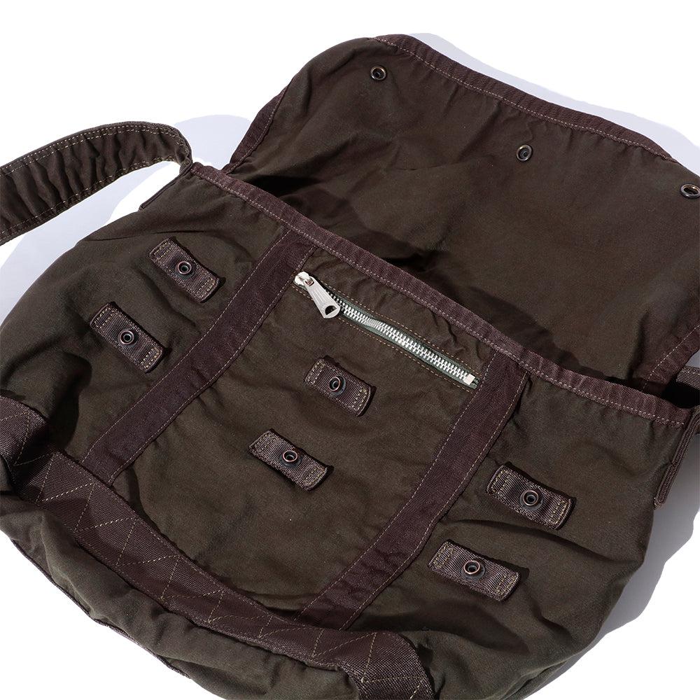 Porter Yoshida Crag Messenger Bag (M) Khaki-Bag-Clutch Cafe