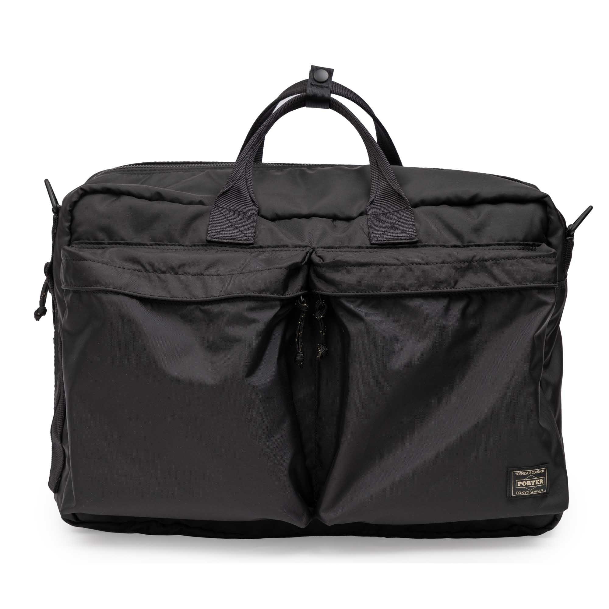Porter Yoshida Force 3Way Briefcase Black-Clutch Cafe