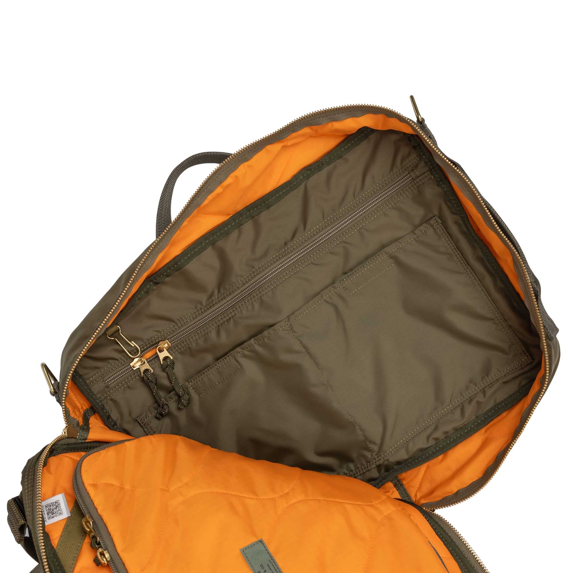 Porter Yoshida Force 3Way Briefcase Olive Drab-Clutch Cafe