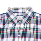 Post Overalls BD2 IKAT Madras Shirt Navy-Shirt-Clutch Cafe