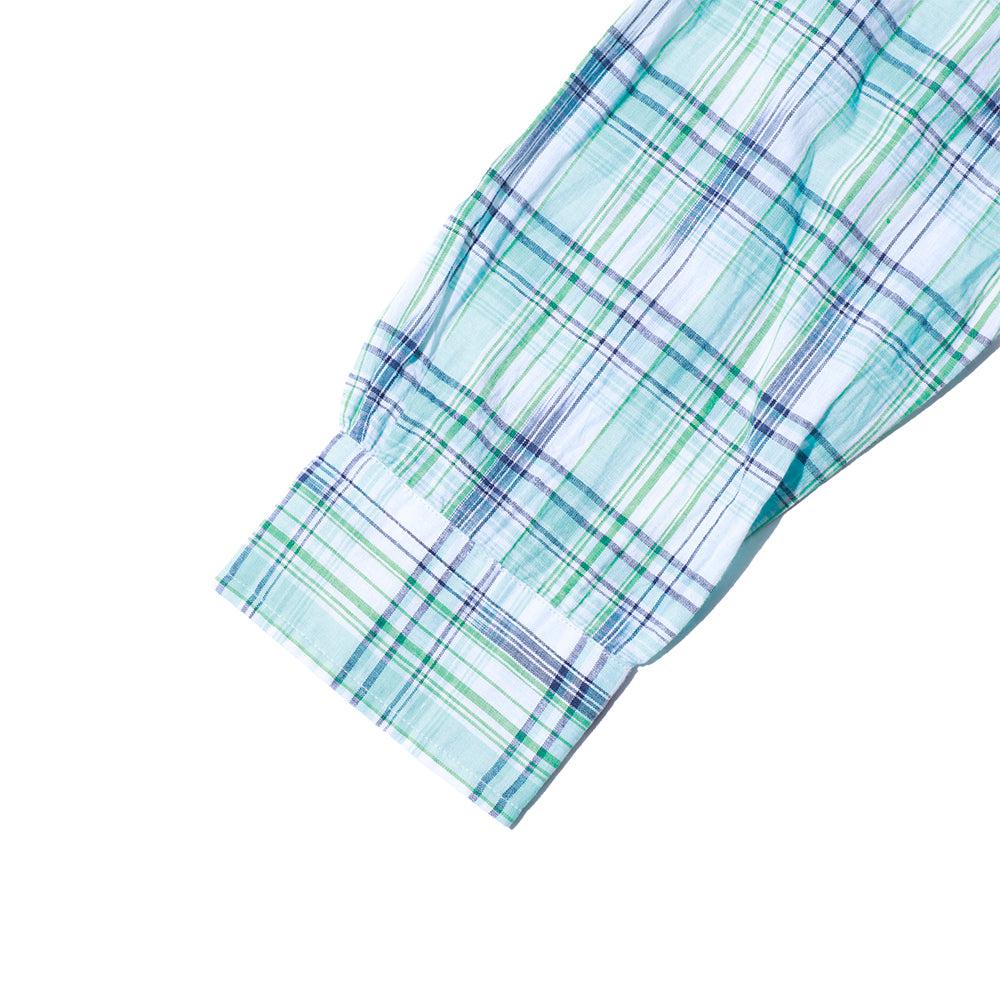 Post Overalls BD2 IKAT Madras Shirt Peppermint-Shirt-Clutch Cafe