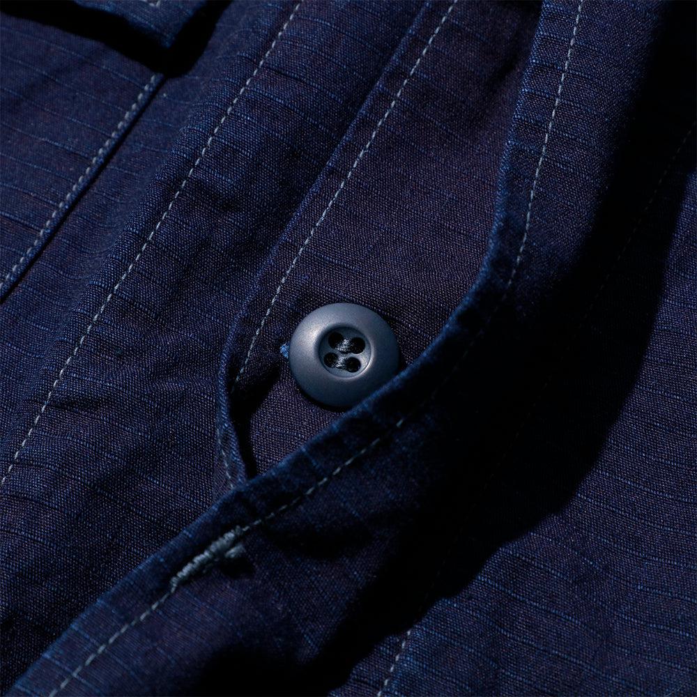 Post Overalls BDU-R Cotton Ripstop Jacket Indigo-Jacket-Clutch Cafe