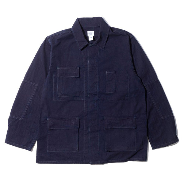 Post Overalls BDU-R Cotton Ripstop Jacket Indigo