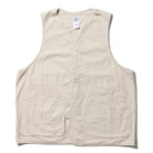 Post Overalls Dee Vest Natural-Shirt-Clutch Cafe