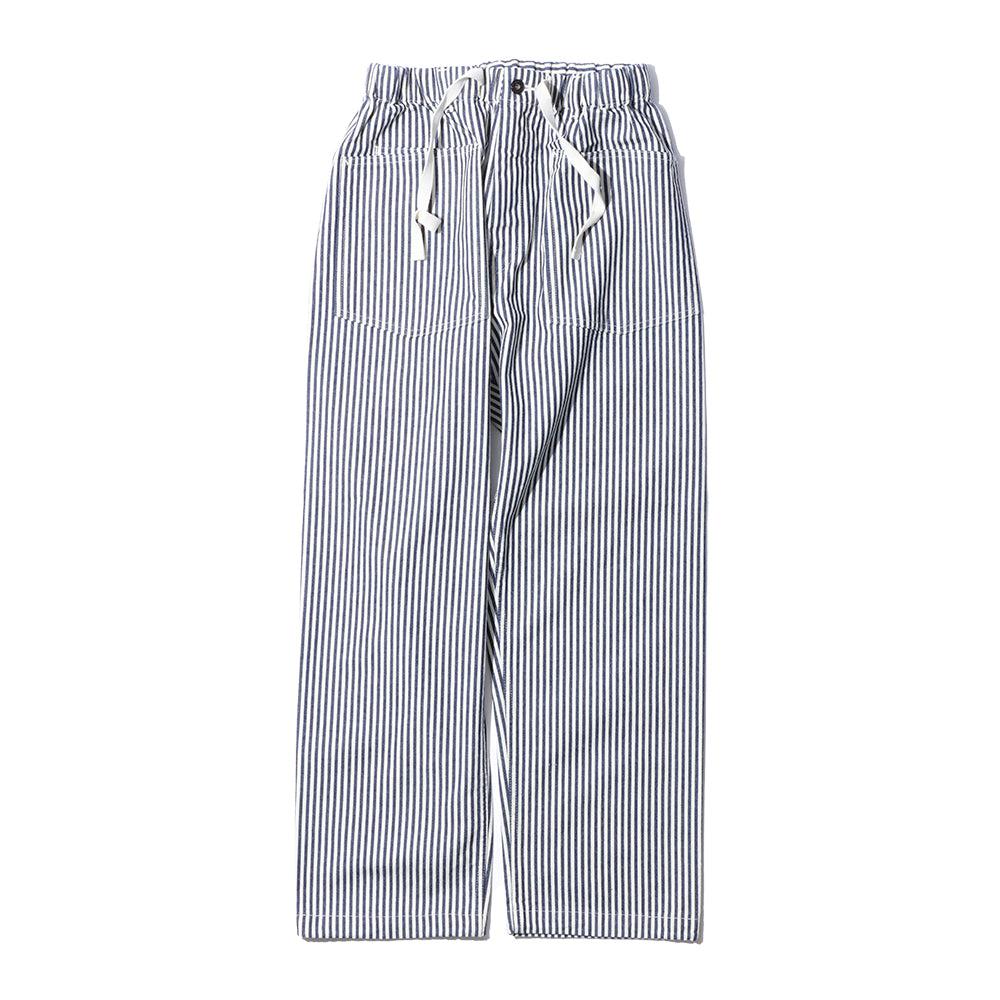 Post Overalls E-Z Army-Navy Pants 2 Express Stripe Indigo-Trousers-Clutch Cafe
