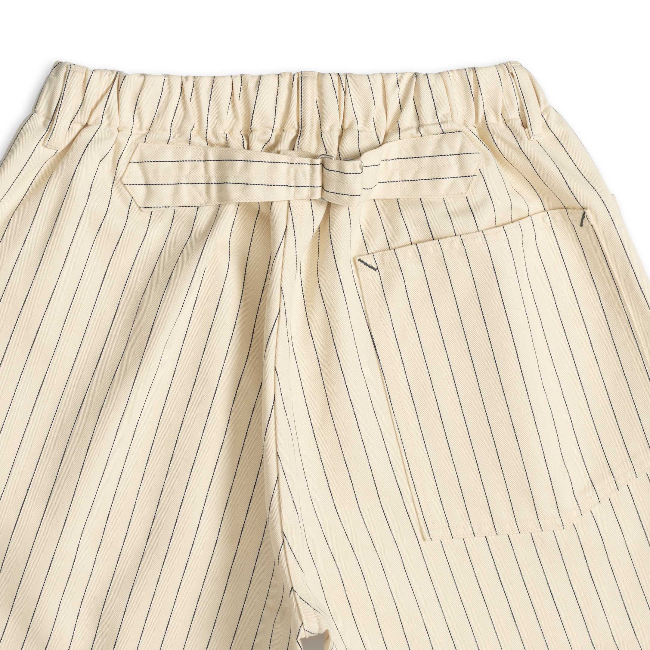 Post Overalls E-Z Army-Navy Shorts 2 HBT Stripe Natural-Shorts-Clutch Cafe