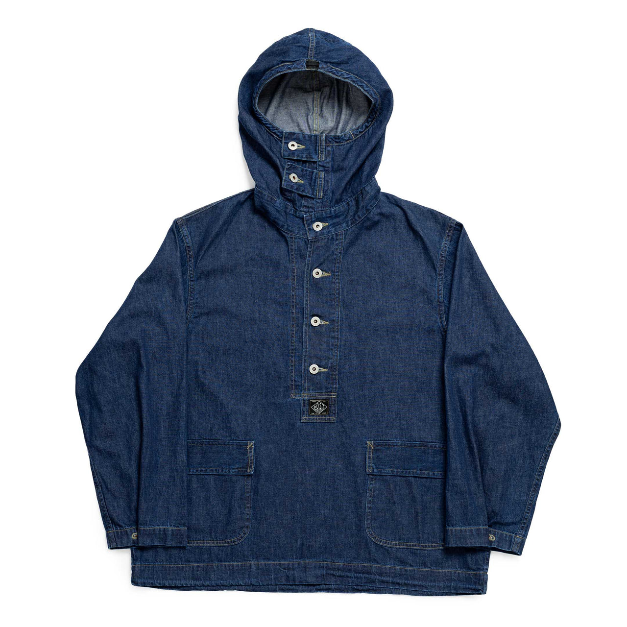 Post Overalls Navy Parka Indigo-Jacket-Clutch Cafe