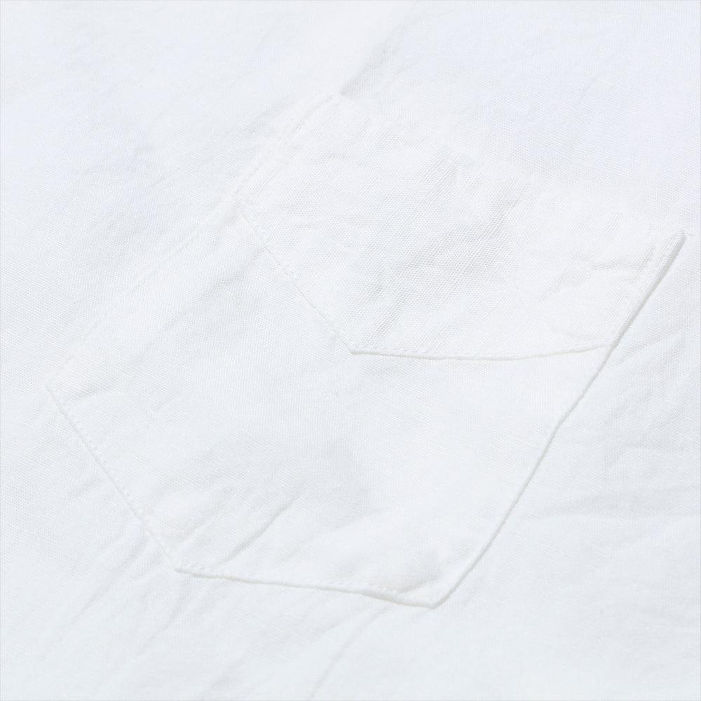 Post Overalls Neutra 3 Cotton/Linen Chambray Shirt White-Shirt-Clutch Cafe