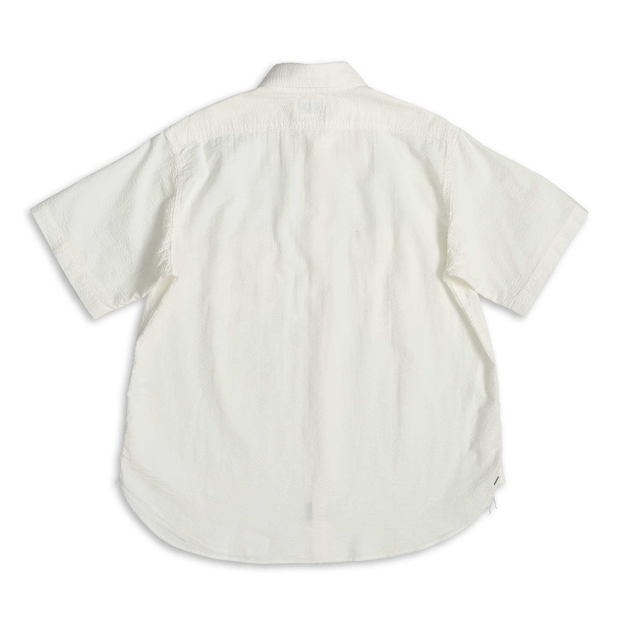 Post Overalls No. 6 Shirt Seersucker White-Shirt-Clutch Cafe