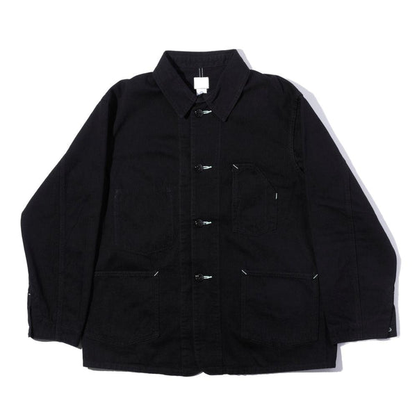 Post Overalls No.1 Jacket Flat Twill Charcoal-Jacket-Clutch Cafe