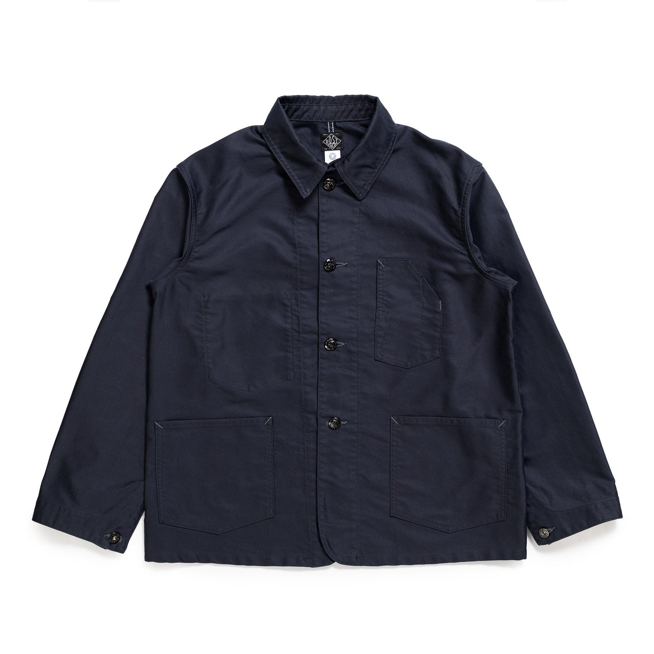 Post Overalls Jacket Vintage Moleskin Navy – Clutch Cafe
