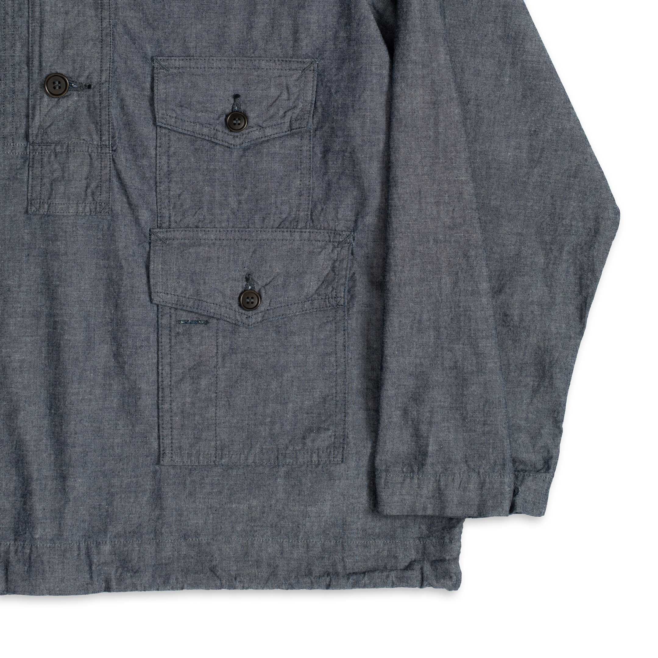 Post Overalls Town & Country Parka Chambray Indigo-Jacket-Clutch Cafe