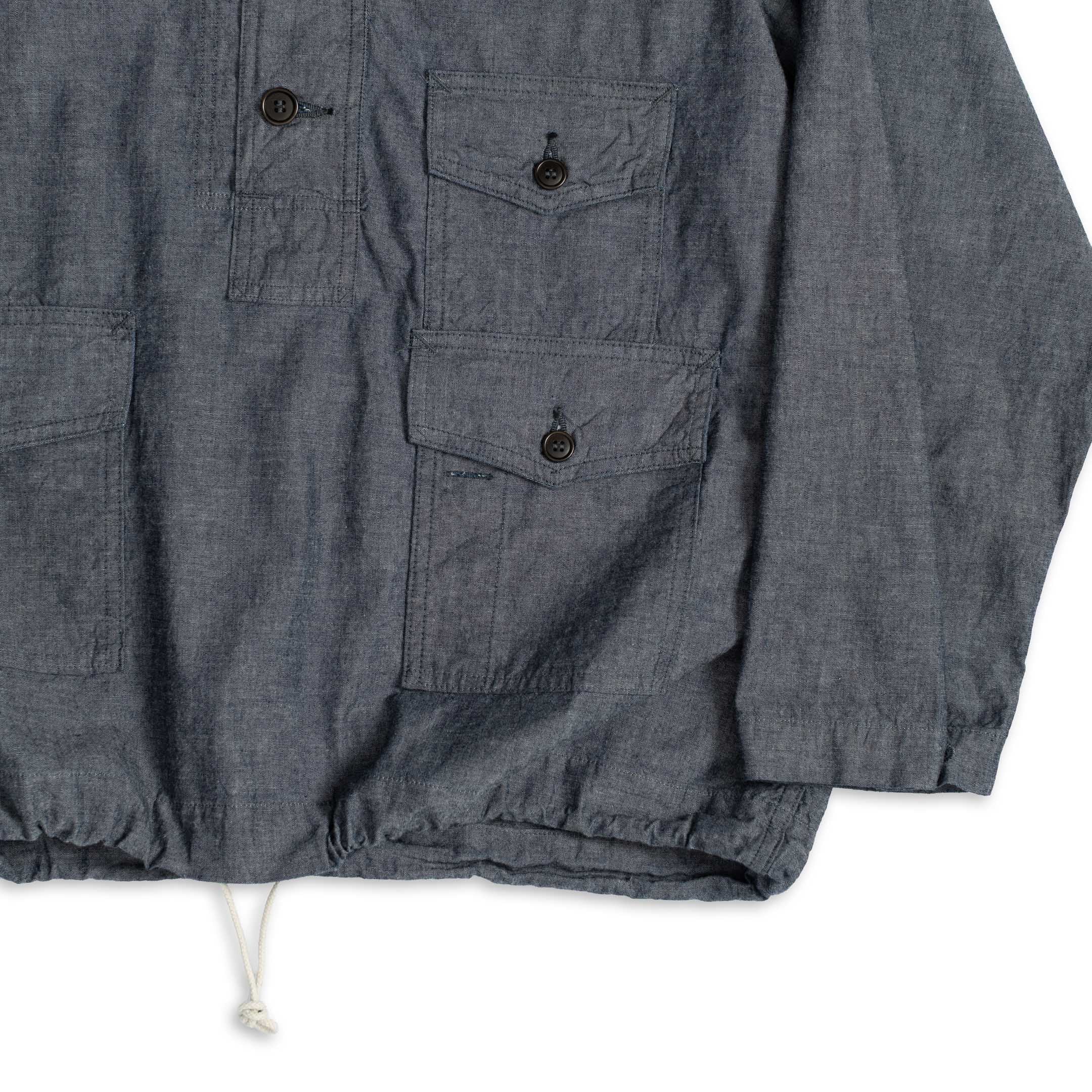 Post Overalls Town & Country Parka Chambray Indigo-Jacket-Clutch Cafe