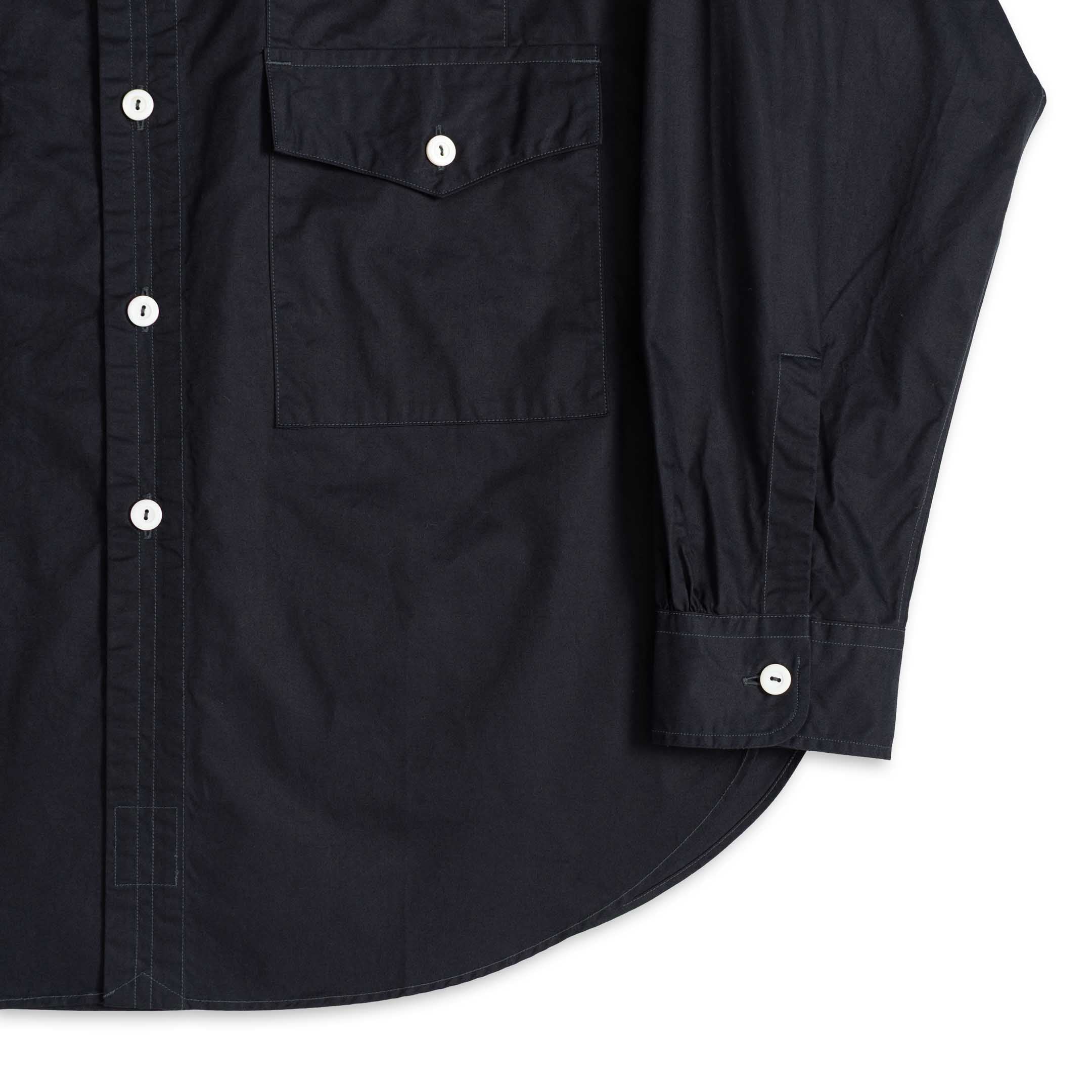 Post Overalls Town & Country Safari Shirt Navy-Shirt-Clutch Cafe