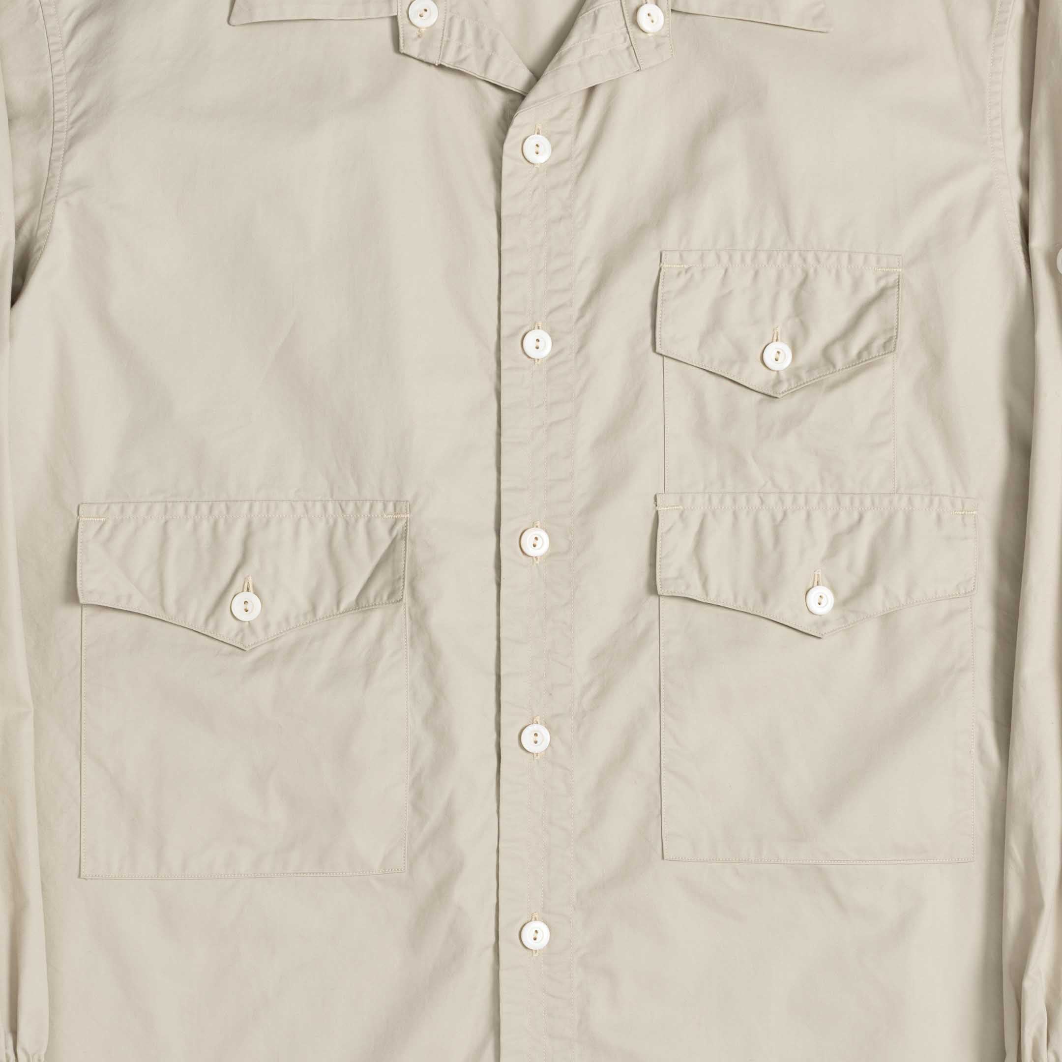 Post Overalls Town & Country Safari Shirt Stone-Shirt-Clutch Cafe