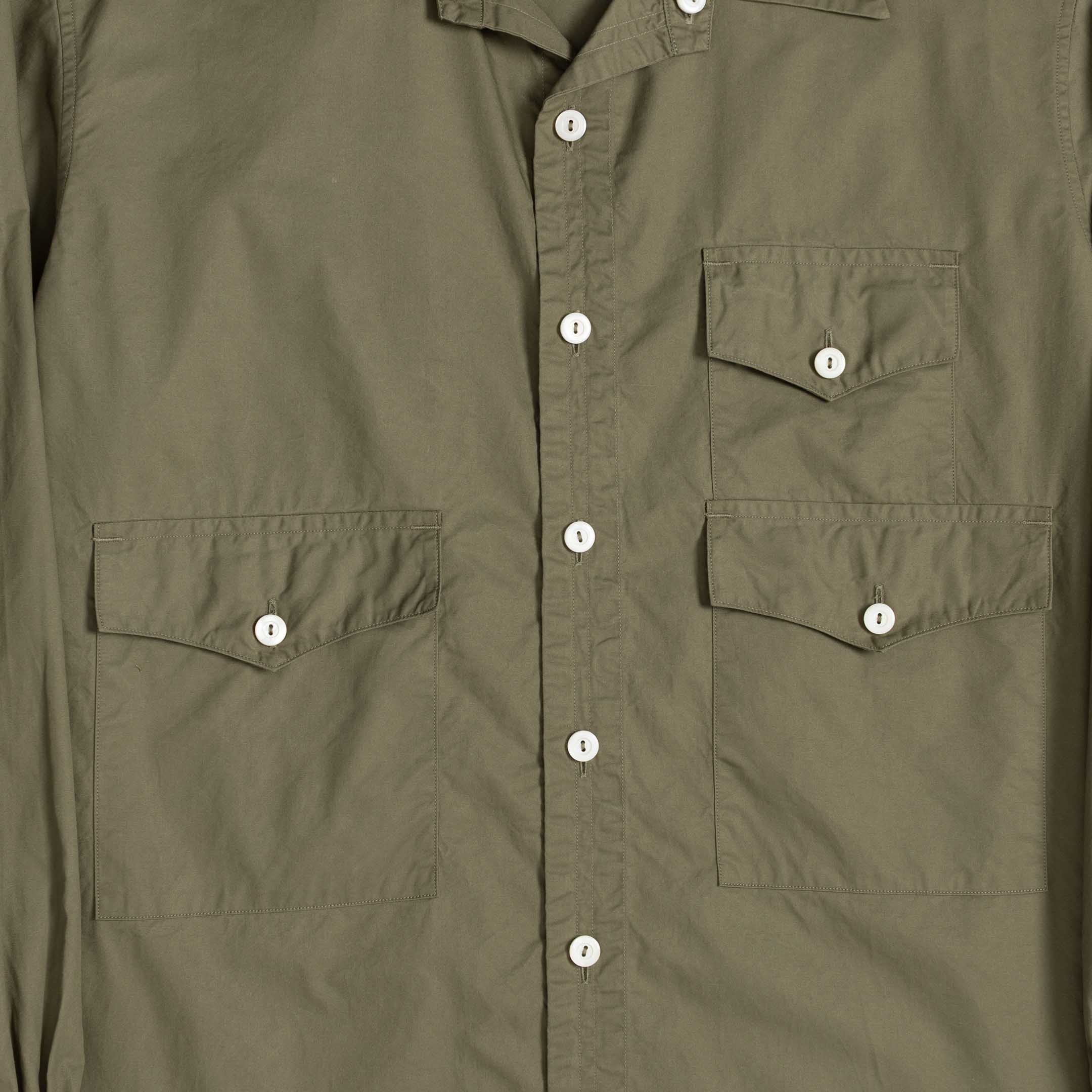 Post Overalls Town & Country Safari Shirt Sage-Shirt-Clutch Cafe