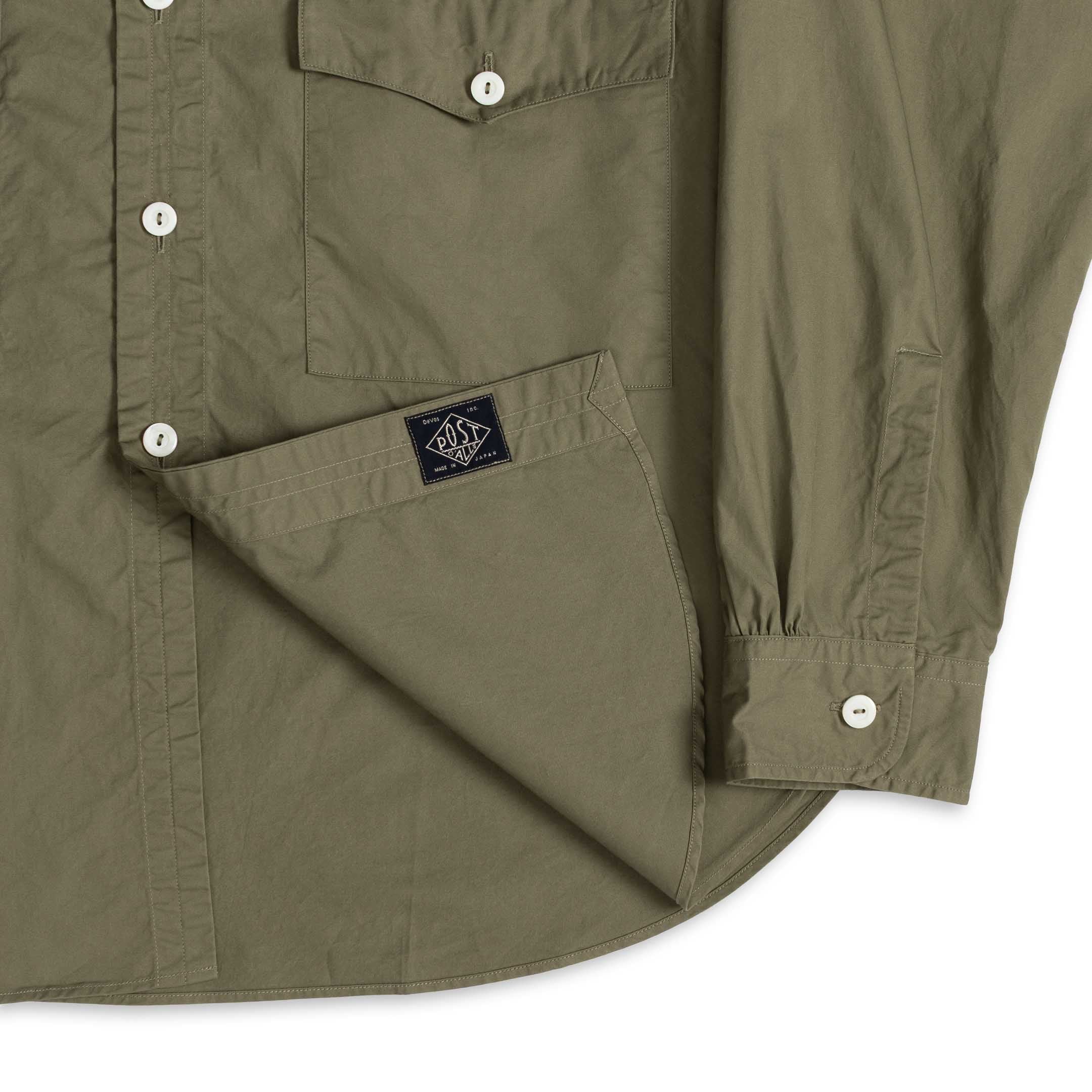 Post Overalls Town & Country Safari Shirt Sage-Shirt-Clutch Cafe