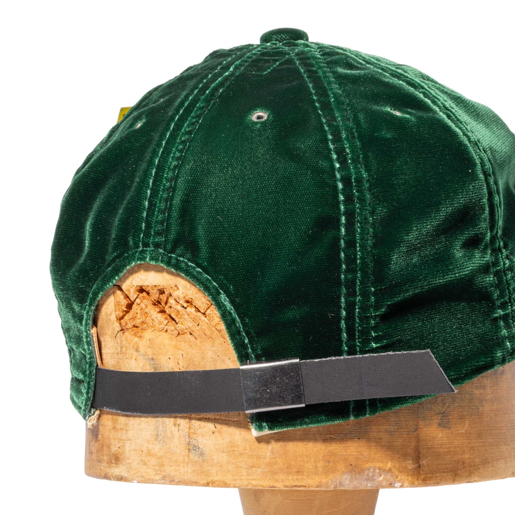 Poten Velvet Baseball Hat Green-Baseball Cap-Clutch Cafe