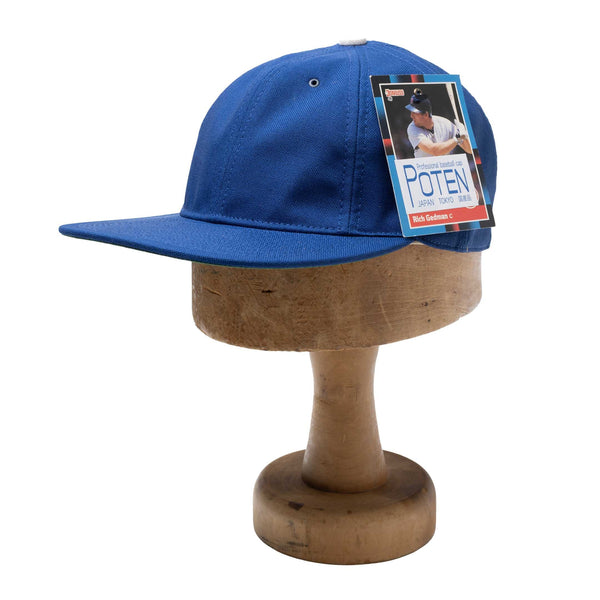 Poten Vintage Hopsack Baseball Cap Blue-Baseball Cap-Clutch Cafe