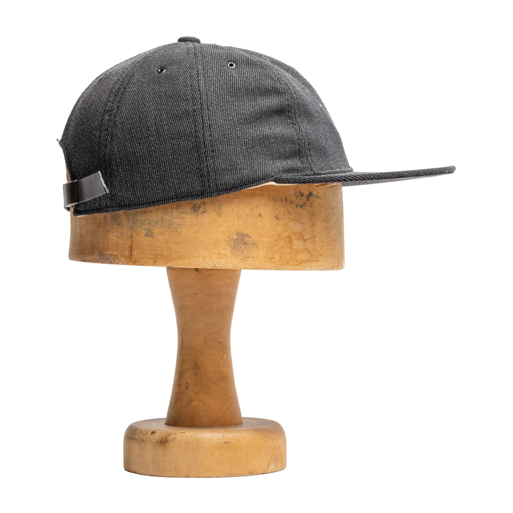 Poten Vintage Twill Baseball Cap Grey-Baseball Cap-Clutch Cafe