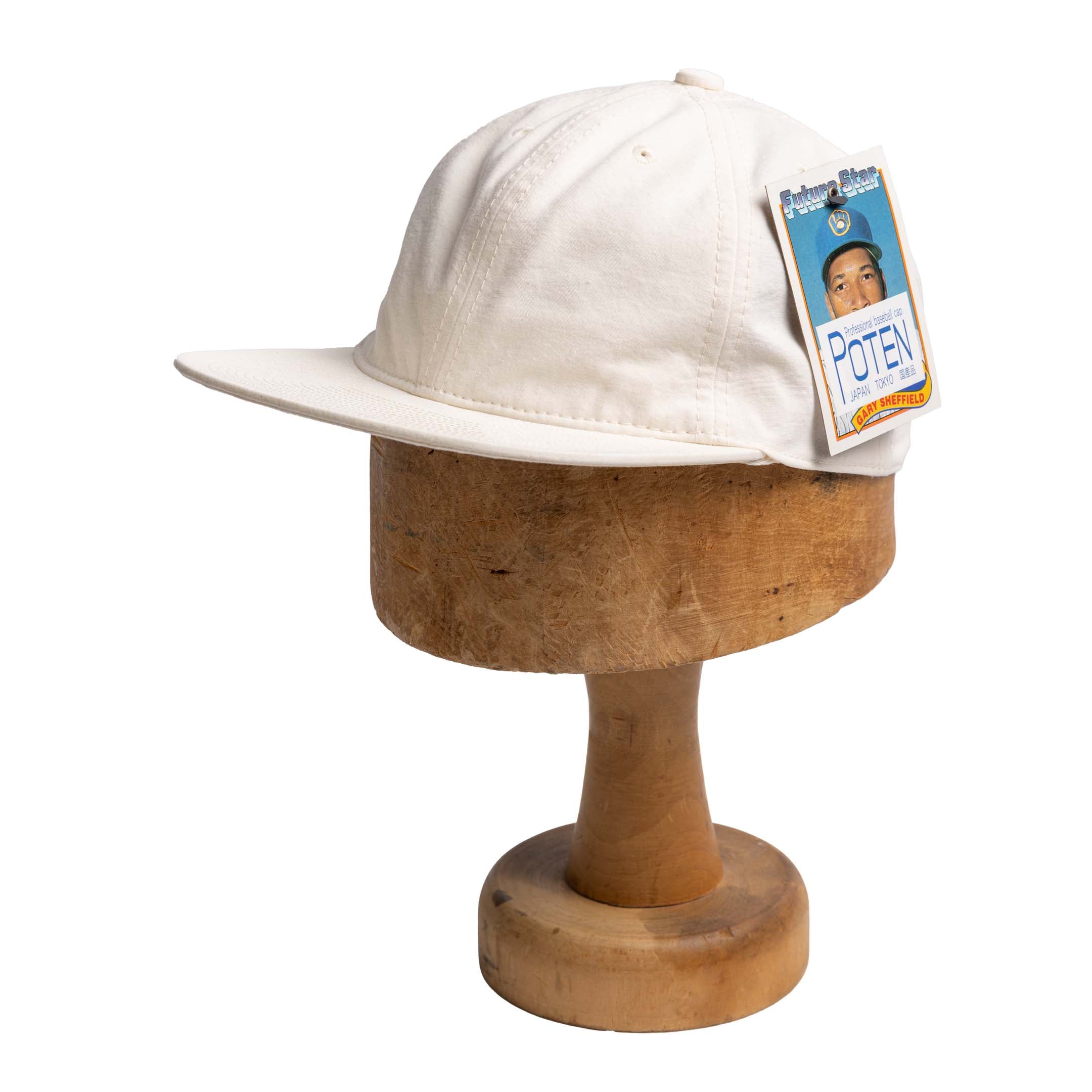 Poten x Clutch Cafe Rudeback Baseball Cap White-Baseball Cap-Clutch Cafe