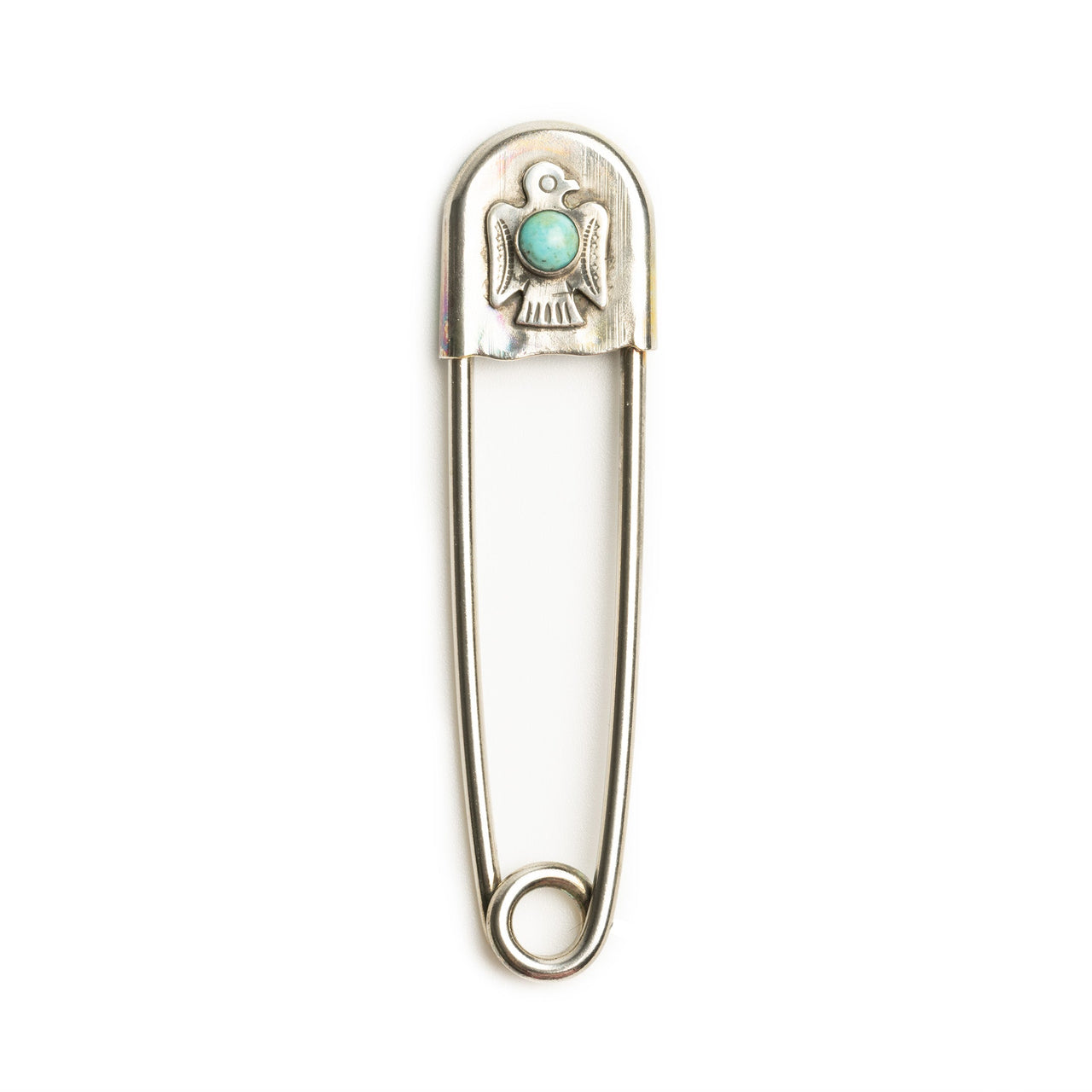Red Rabbit Trading Co XL Safety Pin w/turquoise-Safety Pin-Clutch Cafe