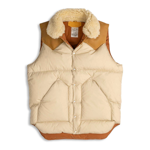 Rocky Mountain Featherbed Christy Vest Light Beige-Down Vest-Clutch Cafe